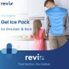 REVIX Large Ice Pack for Shoulder and Back with Straps, Reusable Full Back Ice Pack Wrap Cold Compression Therapy for Discomfort and Fatigue Relief, Post-Workout Recovery view 2