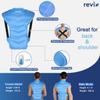 REVIX Large Ice Pack for Shoulder and Back with Straps, Reusable Full Back Ice Pack Wrap Cold Compression Therapy for Discomfort and Fatigue Relief, Post-Workout Recovery view 4