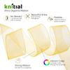 Knitial Gold Organza Ribbon 1-1/2" x 50 Yard Sheer Ribbon for Gift Wrapping Hair Bows, Decorations, Flower Arranging view 3