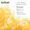 Knitial Gold Organza Ribbon 1-1/2" x 50 Yard Sheer Ribbon for Gift Wrapping Hair Bows, Decorations, Flower Arranging view 4