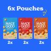 MadeGood Star Puffed Crackers Variety Pack - Sea Salt, Cheddar, and Pizza (6 Bags - 4.26 Oz Each) Gluten Free and Organic, Healthy Snacks view 4