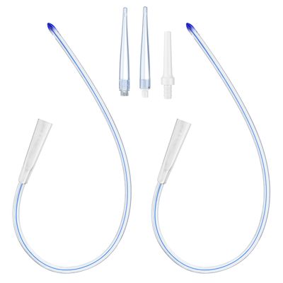 2Pcs 16 Inch Soft Silicone Enema Colon Tube Tip Kit Fit into Enema Tubing for Coffee Enema Higher Colon Cleansing Gerson Therapy Enema Replacement Nozzle Anal Rectal Cleaner Catheter Hose