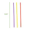 Comfy Package 10.02-Inch Long Plastic Straws [500 Count] Disposable Drinking Straws for Cold Beverages, Parties & Events - Assorted Colors view 2