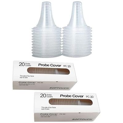 300pcs Ear Thermometer Probe Covers, Lens Filters Refill Covers for All Braun themometer Thermometer Models Digital Thermometers Disposable Covers (300pcs)