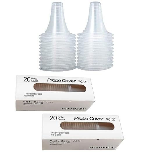 300pcs Ear Thermometer Probe Covers, Lens Filters Refill Covers for All Braun themometer Thermometer Models Digital Thermometers Disposable Covers (300pcs)