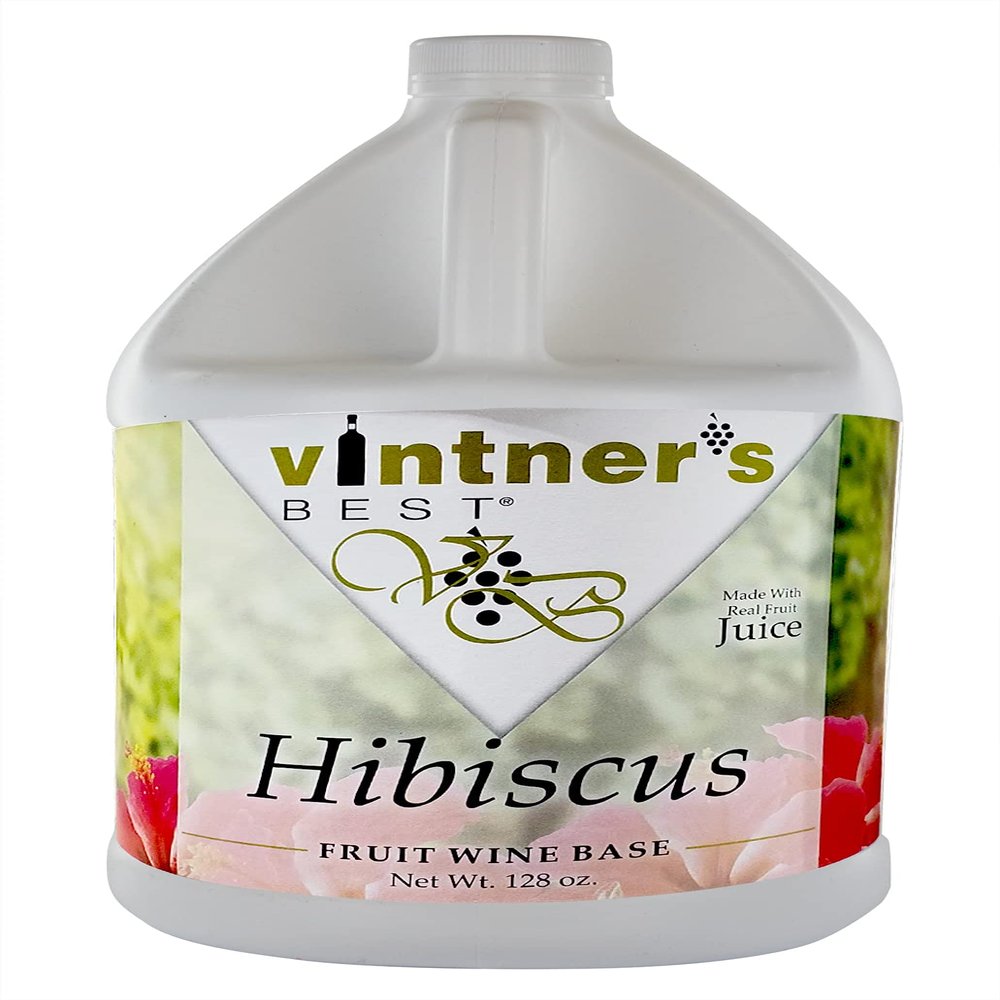 Vintners Best Hibiscus Fruit Wine Base 128 oz. Jug