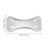 100pcs Clips Metal Replacement Clips Wrap Crepe Clamp Clasps Fastener for Various Metal Tape view 2