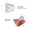 100pcs Clips Metal Replacement Clips Wrap Crepe Clamp Clasps Fastener for Various Metal Tape view 4