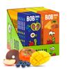 BOB SNAIL Healthy Fruit Snacks for Kids and Adults  60 Fruit Roll Up with Mango, Apple, Blueberry, Persimmon Vegan Low-Carb Variety Pack Leather Strips for KidsSugar Free Jerky Bar view 1