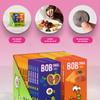 BOB SNAIL Healthy Fruit Snacks for Kids and Adults  60 Fruit Roll Up with Mango, Apple, Blueberry, Persimmon Vegan Low-Carb Variety Pack Leather Strips for KidsSugar Free Jerky Bar view 4