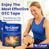 4% Lidocaine Maximum Strength Pain Relief Kinesiology Tape - Relieves Back, Joints and Muscle Pains - Superior Sticking, Aluminum-Free Water Resistant, and USA Made - 2" x 10" Strips view 3