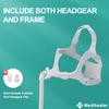 2PCS CPAP Headgear and Frame for WISP - Include Headgear Replacement and Fabric Frame, Snugly Fit &Effectively Reducing Air Leaks, No Clips, Great Value Supplies by Medihealer view 2