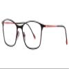 Marie Claire MC6214 Square Bluelight Filter Reading Glasses Black/Red 54mm +2.50 view 1