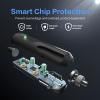 Car Charger DC Adapter Compatible with Philips Respironics Drem-Station Machine PR System One 60 Series CPAP APAP BIPAP REMstar Pro DOM REF 460P 560 REF 560P 567P 12V 6.67A 80W Power Supply DC Cord view 4