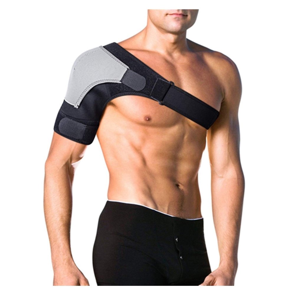 DSMYYXGS 1Pcs Adjustable Shoulder Brace Support with Pressure Pad for Injury Prevention Sprain Soreness Tendinitis Bursitis (Color : Right Shoulder)