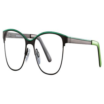 marie claire MC6231 Blue Light Filtering Reading Glasses Black Green 51mm +2.50