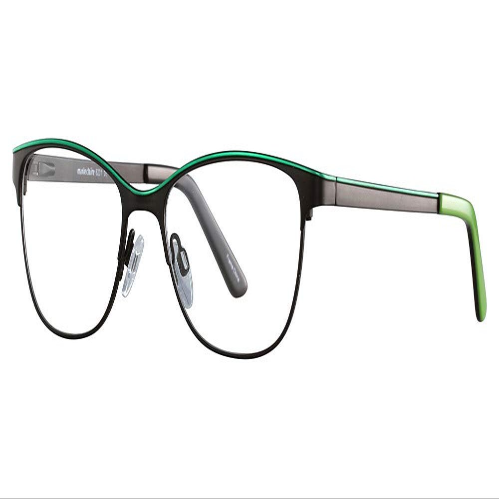 marie claire MC6231 Blue Light Filtering Reading Glasses Black Green 51mm +2.50