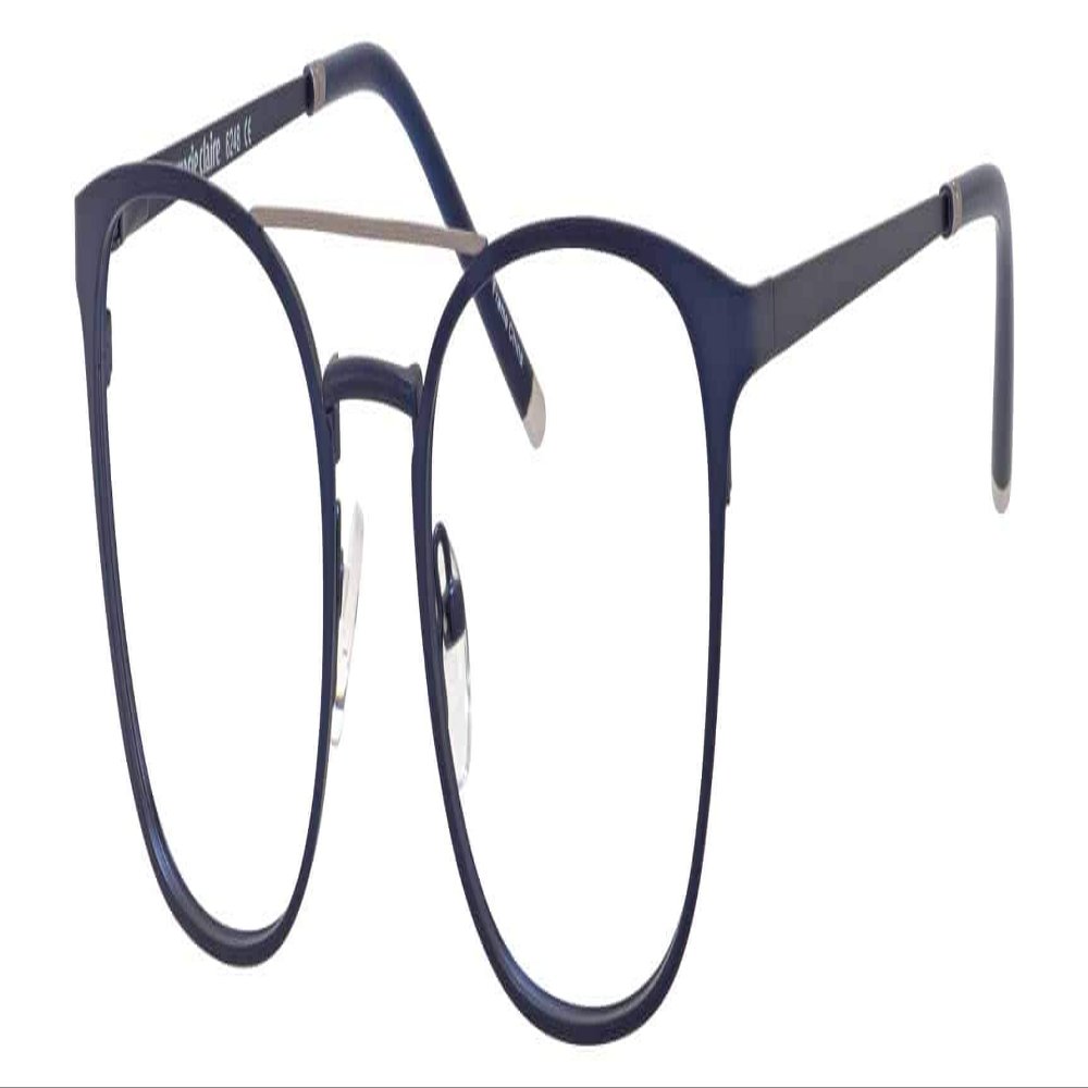Marie Claire MC6248 Round Metal Reading Eye Glasses Navy Blue 49mm +1.50 Power