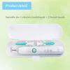 2 Pcs Electric Toothbrush Travel Case, Portable Toothbrush Holder for Oral-B Pro and Other Electric Toothbrush Set by Hovesty (Blue&White) view 3