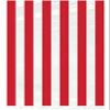 Amscan Candy Cane Striped Cello Bag with Twist Tie - 11 1/2" H x 5" W x 3 1/4" D | Red - Pack of 20 view 1