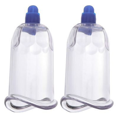2PCS Cupping Therapy Device Cupping Vacuum Suction Cups Cupping Massage Back Tool Chinese Cupping Therapy Pump Hijama Physical Therapy Cup Blue