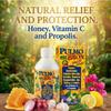 Lenico Pulmobron Herbal Syrup 220 ml with Honey, Vitamin C and Propolis, Botanical Extract Blend with Mullein, Thyme, Rosemary and Bougainvillea for Daily Wellness Support view 4