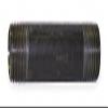 1 in Black Steel Nipple, 2 in Overall Pipe Length, Threaded on Both Ends, Seamless, Pipe Schedule 16-Each view 1