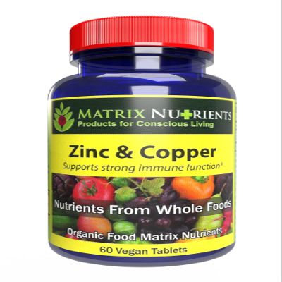 ZINC & Copper - LAB Tested for Highest Purity! Fast Absorption, 100% Organic Natural Ingredients - Massive Immune Support - Repair Heart & Body! - Vegan Tablets (60ct)