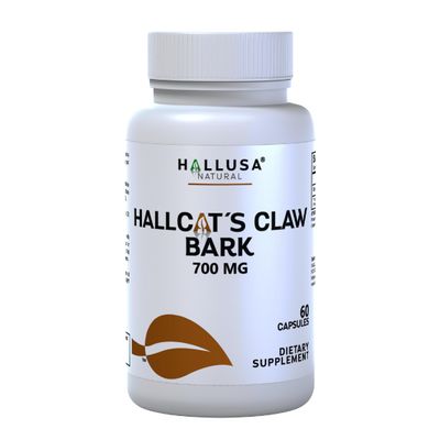 Cat's Claw Herbal Supplement 700 mg, Mobility, Flexibility & Joint Support - Immune System, Digestive Health & Antioxidant Support - Uncaria Tomentosa - 60 Capsules - Hallusa Natural