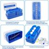 Abnaok Pill Cutter, Pill Splitters for Multiple Big/Small Pills, Cut for Splitting and Quartering Round or Oblong Pills view 3
