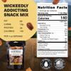 Wicked Mix Snack Mix with Mixed Nuts - Sweet and Salty Snacks Trail Mix Snack Packs with Almonds, Cashews, Pretzels, Pecans - Healthy Snacks Zero Trans Fat in Resealable Bag - Original Mix view 2