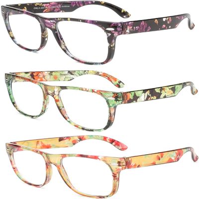 3Pack Fashion Mix Blue Light Blocking Girls Boys Reading Gaming Computer Glasses