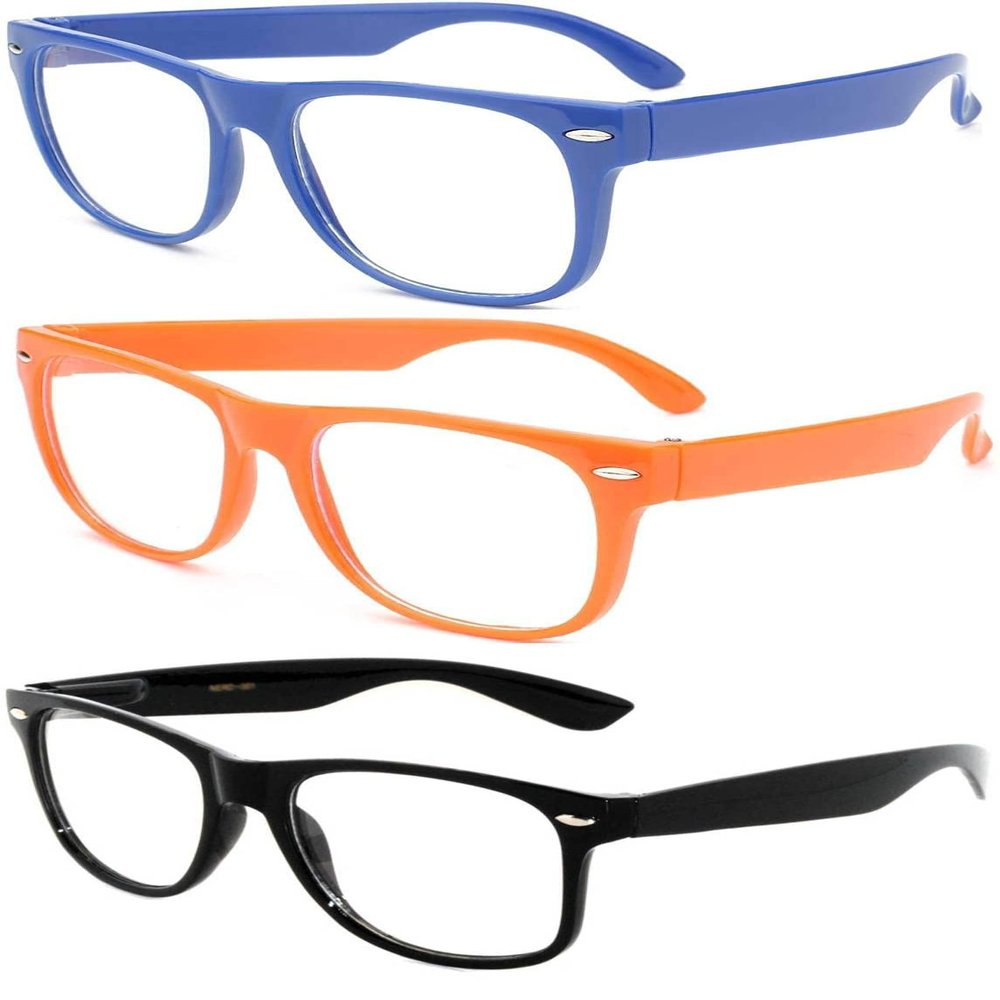 3 Pack Gamer Mix Blue Light Blocker Computer Tsblet Screen Girls Boys Glasses