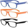 3 Pack Gamer Mix Blue Light Blocker Computer Tsblet Screen Girls Boys Glasses view 1