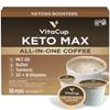 VitaCup Keto Max Dark Roast Coffee Pods, Ketosis & Energy, Butter, MCT Oil, Turmeric, B Vitamins, D3, All-In-One Keto Recyclable Single Serve Pod Compatible w/Keurig K-Cup Brewers,18 Ct view 1