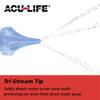 Acu-Life Ear and Ear Wax Cleaner for Humans, Includes 10 Saline Packs, Syringe with Tri-Stream Tip and Basin view 3