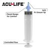 Acu-Life Ear and Ear Wax Cleaner for Humans, Includes 10 Saline Packs, Syringe with Tri-Stream Tip and Basin view 4