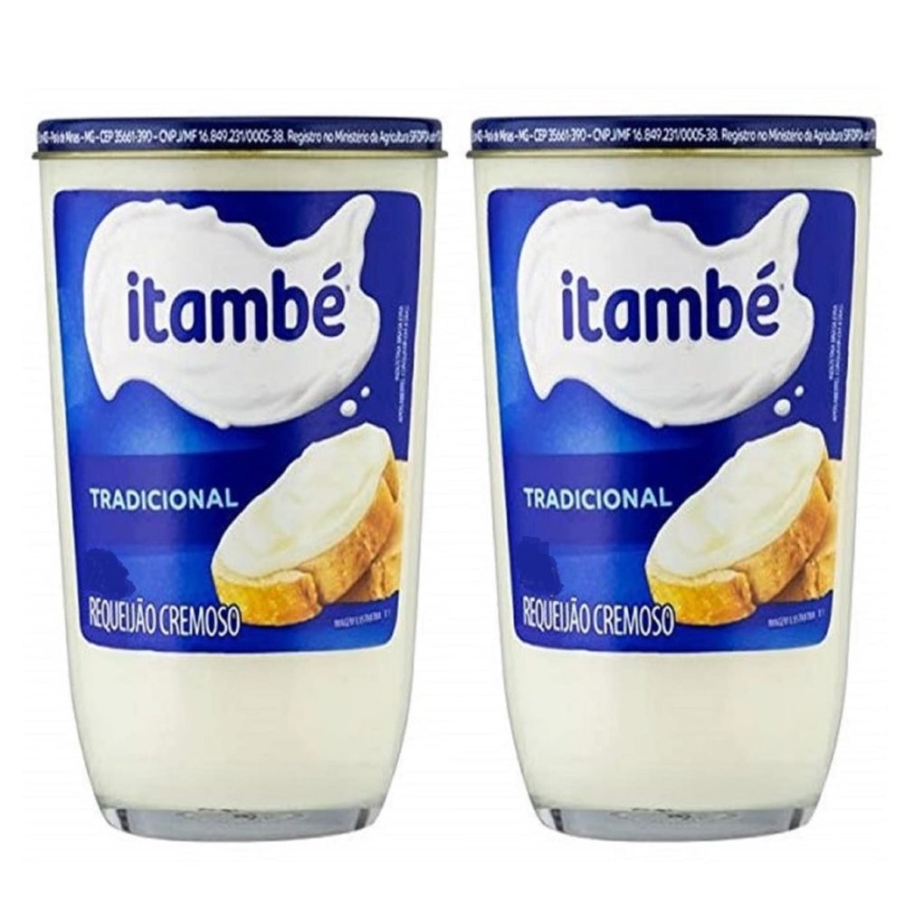 Requeijo PACK OF 2 | Itambe Cream Cheese | Cream Cheese | Requeijao Tradicional | PACK OF 2
