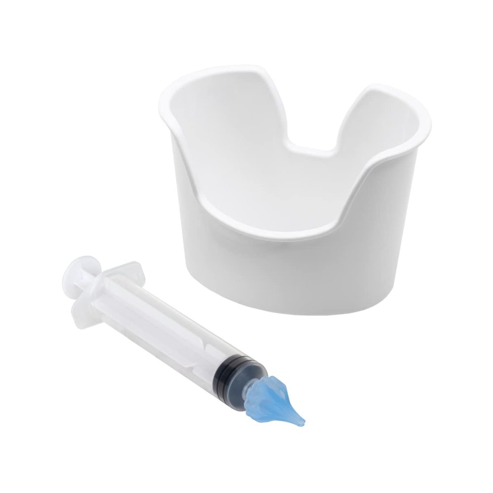 Acu-Life Earwax Removal Kit for Adults, Tri-Stream Syringe Tip for Ear Cleaning, Includes Removal Basin, Safe Care Tool for Wax Build-up, Gentle Ear Hygiene Solution