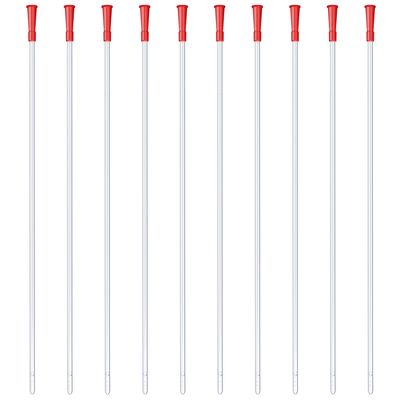 10Pcs 16 Inch Enema Nozzle Rectal Colon Tube Kit for High Enema Coffee Cleaning, Long Enema Attachment Replacement Tip for Colon Cleanser Health Detox Flexible Smooth