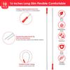 10Pcs 16 Inch Enema Nozzle Rectal Colon Tube Kit for High Enema Coffee Cleaning, Long Enema Attachment Replacement Tip for Colon Cleanser Health Detox Flexible Smooth view 2