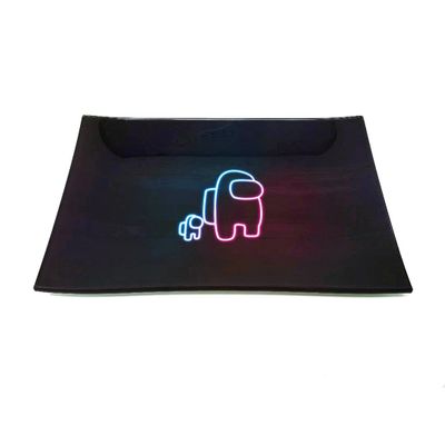 E.G.G. Shatter Resistant Glass Tray: Decorative/Collectable High Resolution Great Gift (Among Us)