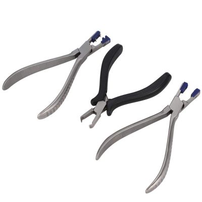 3pcs Eyeglasses Pliers Set, Rimless Eyeglasses Repairing Tools with Spring Handle and Anti-slip Grip for Adjusting and Repairing Eyeglasses