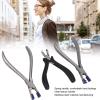 3pcs Eyeglasses Pliers Set, Rimless Eyeglasses Repairing Tools with Spring Handle and Anti-slip Grip for Adjusting and Repairing Eyeglasses view 2