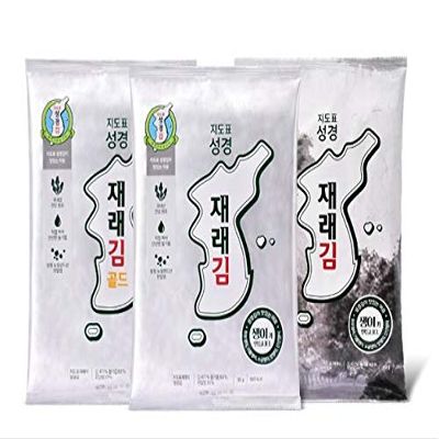 Sung Gyung Seasoned Laver Seaweed Snack 90g (30g3) / 12 Bundle