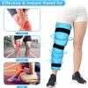 Relief Expert Large Leg Ice Pack Wrap  Reusable Gel Cold Pack for Leg, Knee, Thigh & Hip with 3 Adjustable Straps, Cold Compress Wrap for Muscle Recovery & Soothing Support After Workout view 3