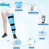 Relief Expert Large Leg Ice Pack Wrap  Reusable Gel Cold Pack for Leg, Knee, Thigh & Hip with 3 Adjustable Straps, Cold Compress Wrap for Muscle Recovery & Soothing Support After Workout view 4