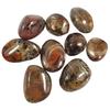 0.5 Pound Healing Stones Banded Lace Agate Worry Crystal Irregular Reiki Palm Stone tumbing Pattern River Jasper Madagascar Collection Gifts Decor view 3