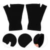 1 Pair Copper Compression Gloves Hand Support Gloves Mitten Wrist and Thumb Support for Women Men Carpal Tunnel Black L view 4
