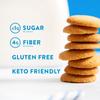 HighKey Gluten Free Vanilla Wafer Cookies - 3 Pack Low Carb Keto Snack Sugar Free Dessert Diabetic Snacks Healthy Diet Friendly Food Sweet for Adults Almond Flour Cookie Zero Sugar Added Protein Treat view 3